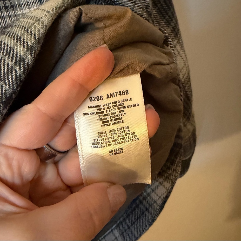 Columbia Men’s Quilted Lined Shacket Large - Picture 6 of 9